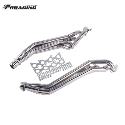 Polished Stainless Steel Exhaust Header for 5.0L V8 Mustang Manifold LS1 LS2 LS3 LS6 LSX Guaranteed Fit and Function