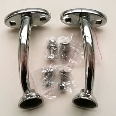 Universal Year Vehicles Standard OE NO. Polished Stainless Steel Hot Rod Highboy Headlight Mounts for Highboy Performance