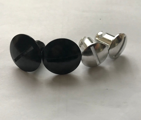 Universal Purpose 5/16*7/16*3/8 Inch Grip Quarter Turn Buttons DZUS OE NO. Black/Silver for Replace/Repair