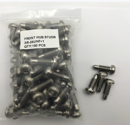 Replace/Repair Front Hub Stud 3/8-18UNC*1.125 for Sprint Car Made of Natural Titanium GR5 Universal Replacement/Repair