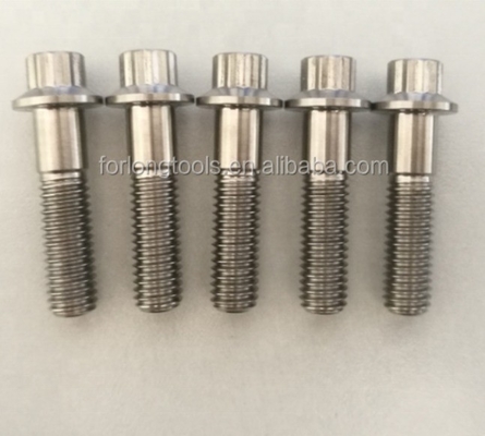 ISO Standard ZINC Finish Steel and Titanium Gr5 12 PT BBS Split Rim Bolts M7 x 32mm M8*32mm for Automotive Applications
