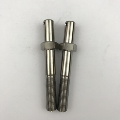 Natural Finish Titanium Shock Bolt 1/2&quot;-20*3.48&quot; DIN Standard for Sprint Cars TIT Race Bolt