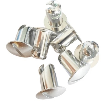 Universal Aluminum 7/16&quot; By .500&quot; 1/4 Quick Turn DOME HEAD Dzus Fasteners Silver Aluminum for Universal Performance