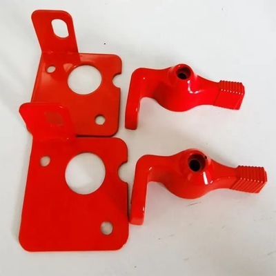 Universal Car A/C SWITCH Battery Master Disconnect Switch Red and Yellow Lockout Lever Kit for Performance Steel Racing