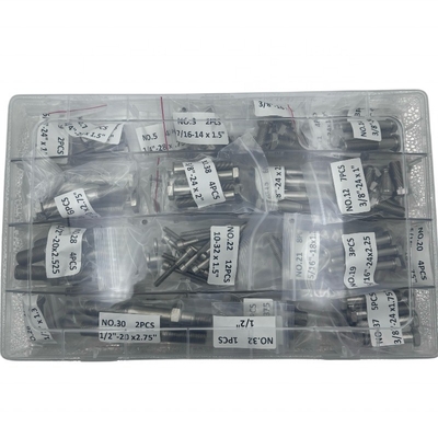 Universal Fitment Sprint Car Chassis Kit Quick Change Rear and Rear Suspension with Titanium One Nut Racing Bolt Set