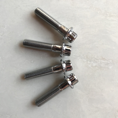 Sprint Car 12 PT BBS RS/RX Split Rim Bolts M7 x 32 Steel Bolts within Chrome-plated for ISO Standard