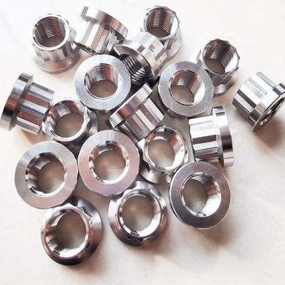 Universal 12 Point Flange Nuts 3/8-24 Thread 7/16&quot; SOCKET/WRENCH Made of High Strength Titanium Alloy for Versatility