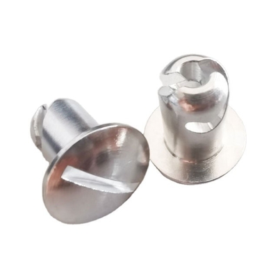 Universal Durable Silver Aluminum 5/16&quot;.500&quot; 1/4 Quick Turn Dzus Dome Head Sprint Car for Custom-made OE NO. Fitment