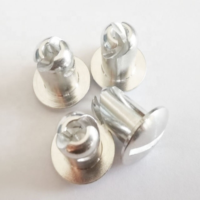 Universal Durable Silver Aluminum 5/16&quot;.500&quot; 1/4 Quick Turn Dzus Dome Head Sprint Car for Custom-made OE NO. Fitment