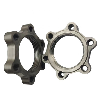 Experience Unmatched Racing Car Performance with Silver 1-3/16&quot;-18 Titanium Spindle Locking Nut