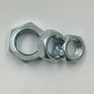 Natural Finish Stainless Steel Hex Jam Nut 5/8-18 Thin Nut for Standard Size in Imperial Measurement System