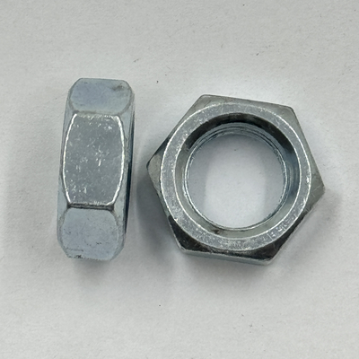 Natural Finish Stainless Steel Hex Jam Nut 5/8-18 Thin Nut for Standard Size in Imperial Measurement System