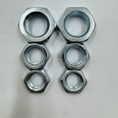 Natural Finish Stainless Steel Hex Jam Nut 5/8-18 Thin Nut for Standard Size in Imperial Measurement System