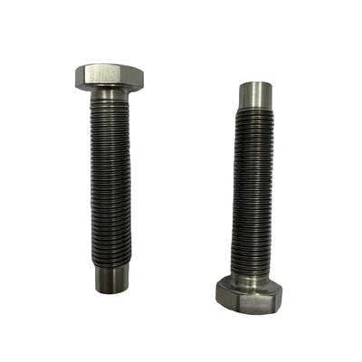 Sprint Titanium Torsion Stop 3/8&quot;-24 Bullet Nose Micro Adjust Bolt with Natural Finish Stock DIN Standard