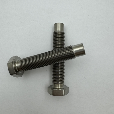 Sprint Titanium Torsion Stop 3/8&quot;-24 Bullet Nose Micro Adjust Bolt with Natural Finish Stock DIN Standard
