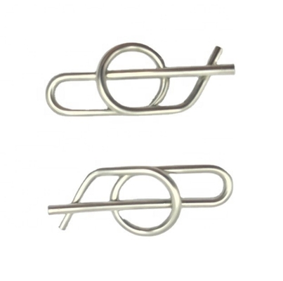 Universal Year 304 Stainless Steel 3/8'' Rue Clip and Jacobs Ladder Pins with 304 Stainless Steel Construction