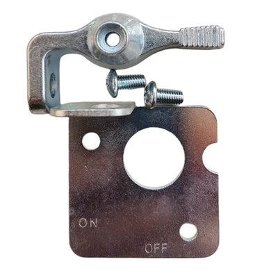 Universal Silver Lockout Lever Kit for A/C Switch on Car Battery Master Disconnect Switch Car Make Car Yellow Red