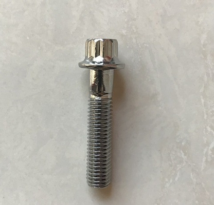 12 PT BBS RS/RX Split Rim Bolts M7 x 32 Steel Chrome-plated for DIN Standard Performance Long-Lasting Performance