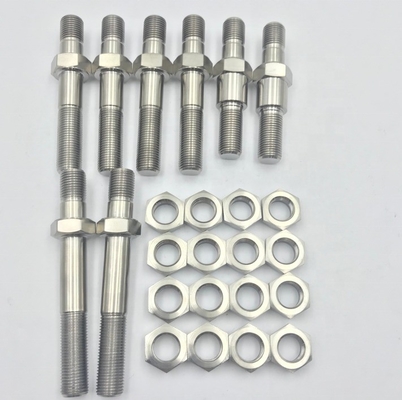 Sprint Car Titanium Shock Kit Max 1/2-20 One Nut Universal Fitment Year Performance Boost Titanium Gr5