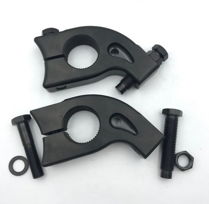 Titanium Gr5 Black PVD Torsion Stop 1 3/4&quot; Split 1-1/8&quot; Spline 7/16 Adjust Bolt for All Hex Bilt 9/16&quot; in Various Industries