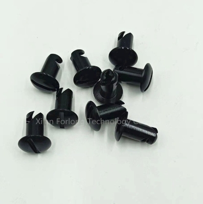 Universal Car Fitment Steel Dome Head Quarter Turn Buttons Dzus 5/16&quot;*0.5&quot; Black with Easy Installation