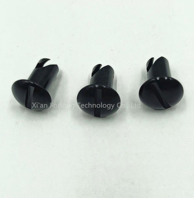 Universal Car Fitment Steel Dome Head Quarter Turn Buttons Dzus 5/16&quot;*0.5&quot; Black with Easy Installation