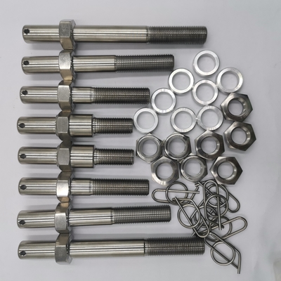 Universal Car Fitment Eagle Sprint Car Chassis Natural Titanium One Nut and Q/C R/R S/P Plus Bolt Kit for N/M OE NO