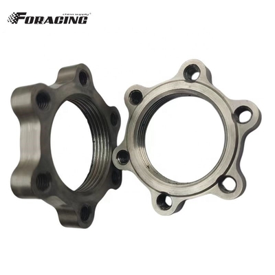 -direct Universal Racing Car Silver Titanium GR5 Spindle Locking Nut for Universal Car Fitment and Precision Engineering