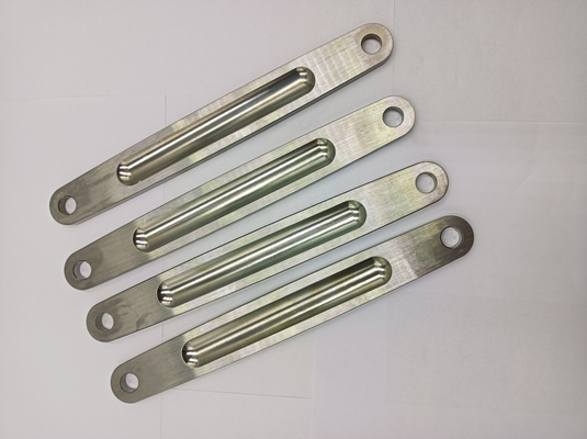 Universal 3/8&quot; Hole Dia Silver and Black Finish Aluminum Jacobs Ladder Straps 5.0mm Thickness for Sprint Car