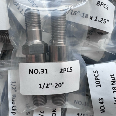 Repair/Replacement Purpose Sprint Car J J ONS Chassis with One Nut Shock Mount Kit and Universal Fitment Titanium Bolt