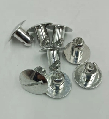 Improved 1&quot; Large Head Silver Aluminum Sprint Car Quarter Turn Dzus Standard Compatible and Purpose for Replace/Repair