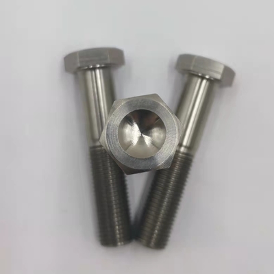 6AL-4V Titanium Alloy Natural Finish Hex Head Bolt 1/2&quot;-20 x 4.5&quot; Heavy-Duty Construction Essential Component
