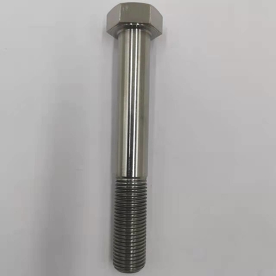 6AL-4V Titanium Alloy Natural Finish Hex Head Bolt 1/2&quot;-20 x 4.5&quot; Heavy-Duty Construction Essential Component