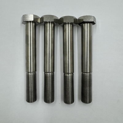 6AL-4V Titanium Alloy Natural Finish Hex Head Bolt 1/2&quot;-20 x 4.5&quot; Heavy-Duty Construction Essential Component