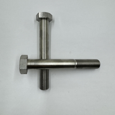 6AL-4V Titanium Alloy Natural Finish Hex Head Bolt 1/2&quot;-20 x 4.5&quot; Heavy-Duty Construction Essential Component