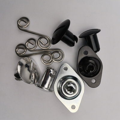 Universal Aluminum Quarter Turn Black Dzus Fasteners 7/16&quot; 5/16&quot; Buttons for Universal Replacement