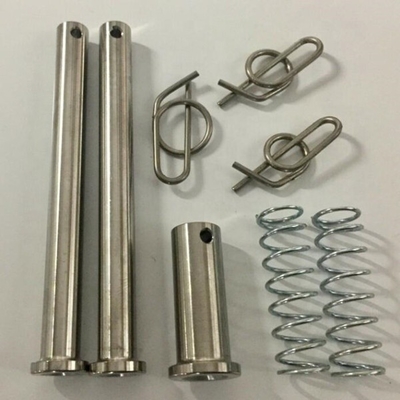DIN Standard GR5 Grade Titanium Pin Kit for Jacobs Ladder 3/8 x 3.71 and 1/2 x 1.3 Clips included