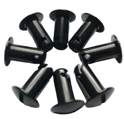 Universal Black Aluminum 5/16&quot; * 0.500&quot; Quick Quarter Turn Dzus Fasteners with Smooth Dome Head Buttons/Studs and Durable Grip