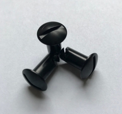 Universal Black Aluminum 5/16&quot; * 0.500&quot; Quick Quarter Turn Dzus Fasteners with Smooth Dome Head Buttons/Studs and Durable Grip