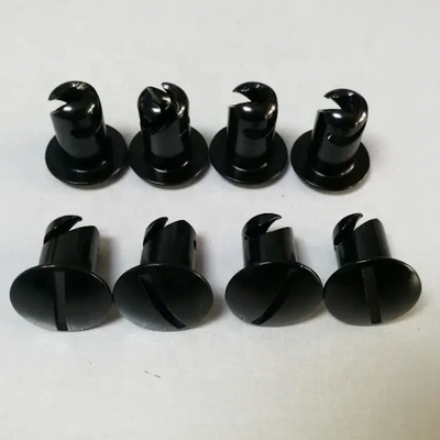 Universal Black Aluminum 5/16&quot; * 0.500&quot; Quick Quarter Turn Dzus Fasteners with Smooth Dome Head Buttons/Studs and Durable Grip