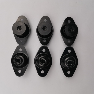 Black .500&quot; Grip Self Ejecting Quarter Turn Allen Head DZUS Button Fasteners for Universal Fitment and Smooth Operation