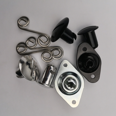 Black .500&quot; Grip Self Ejecting Quarter Turn Allen Head DZUS Button Fasteners for Universal Fitment and Smooth Operation