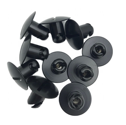 Universal 7/16&quot; Aluminum Dzus Button Dome Head Quarter Turn Fasteners .500 Black Universal .500&quot; Grip with Material