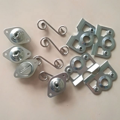 Universal Sprintcar Wingless Weld On Dzus Size Lightweight Spring Back Plate 1-3/8&quot; for Car Fitment Universal Accepted