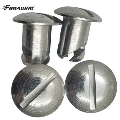 Universal Sprint Car Parts 7/16&quot; * .500&quot; Dome Head Quarter Turn Stud with Steel Dzus Fasteners