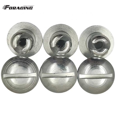 Universal Sprint Car Parts 7/16&quot; * .500&quot; Dome Head Quarter Turn Stud with Steel Dzus Fasteners