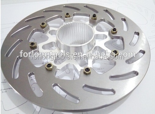 250MM Rear Brake Rotor Disc for KX 125 250 KX F 250 KLX R 450 Motorcycle Parts Replacement Titanium Material and Durable