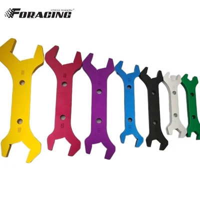 7PCS Double Ended Hose End Wrench Set for Universal Auto Pipe Fitting An3-An16 Aluminum Picture Shows Universal