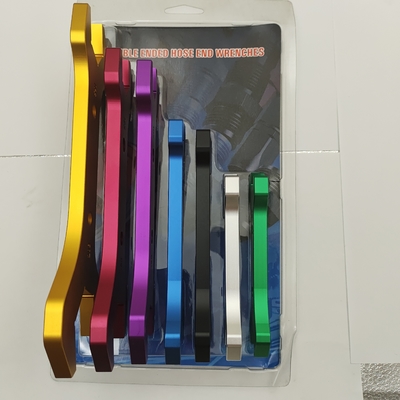 7PCS Double Ended Hose End Wrench Set for Universal Auto Pipe Fitting An3-An16 Aluminum Picture Shows Universal