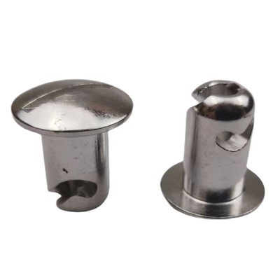 Custom-made OE NO. Universal Silver Aluminum Slotted Head Dzus 7/16 x .500 Long Fasteners Sprint Car Parts for Customer Requirements